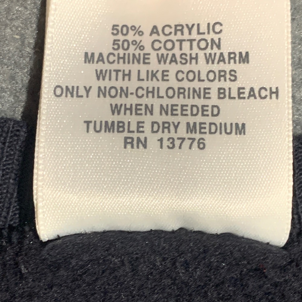 Vintage Hanes Her Way Star Quilt Applique Crewneck Sweatshirt Women's XL Black - Picture 3 of 6